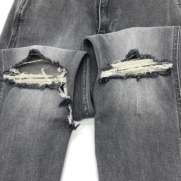 Hollister California Sz 0 Long Ultra High-Rise Mom Jean Vintage Stretch Black - Picture 10 of 12